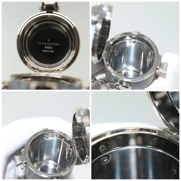 LOUIS VUITTON Monogram LV Pop Chain Lipstick Case Blue MP2536 LV Auth 136322 - Picture 15 of 16